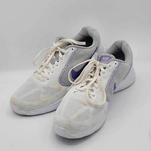 Nike Revolution 3 running white women's size 10 - Picture 4 of 9